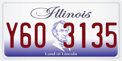 IL license plate Y603135
