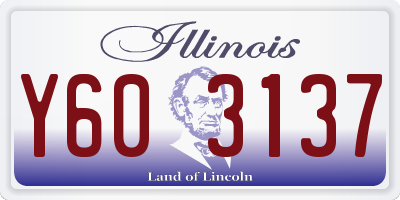 IL license plate Y603137