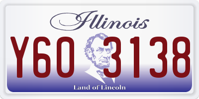 IL license plate Y603138