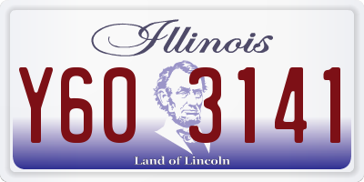 IL license plate Y603141