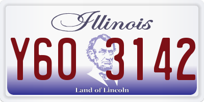 IL license plate Y603142