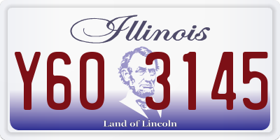 IL license plate Y603145