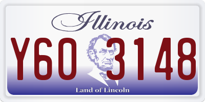 IL license plate Y603148