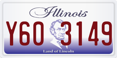 IL license plate Y603149