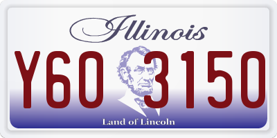 IL license plate Y603150