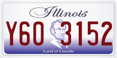 IL license plate Y603152