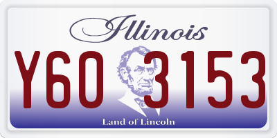 IL license plate Y603153