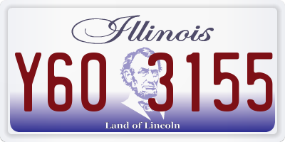 IL license plate Y603155