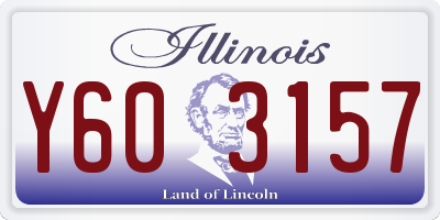 IL license plate Y603157