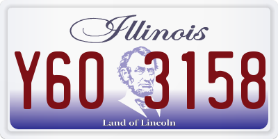 IL license plate Y603158