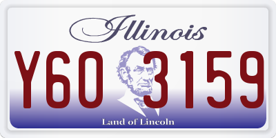 IL license plate Y603159