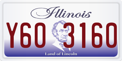 IL license plate Y603160