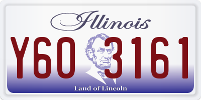 IL license plate Y603161