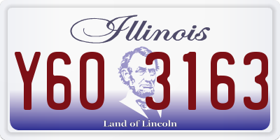 IL license plate Y603163