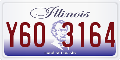 IL license plate Y603164