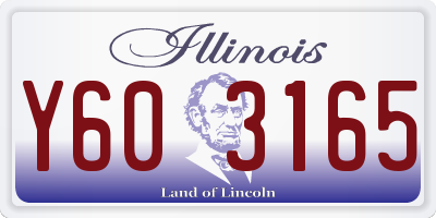IL license plate Y603165