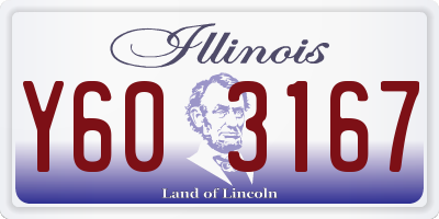 IL license plate Y603167