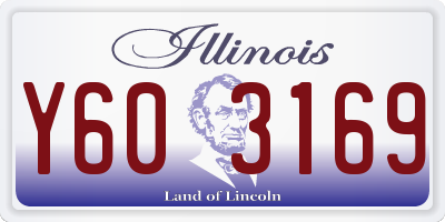IL license plate Y603169