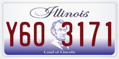 IL license plate Y603171