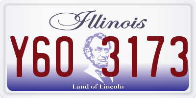 IL license plate Y603173