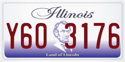 IL license plate Y603176
