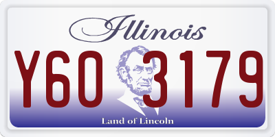 IL license plate Y603179
