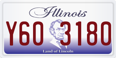IL license plate Y603180