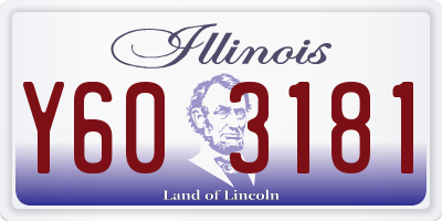 IL license plate Y603181