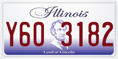 IL license plate Y603182