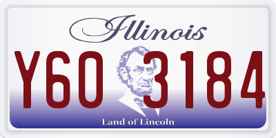 IL license plate Y603184