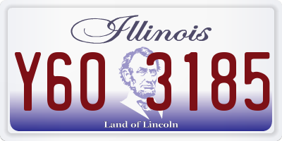IL license plate Y603185
