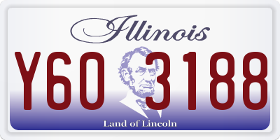 IL license plate Y603188