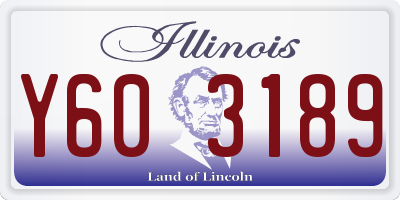 IL license plate Y603189