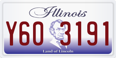IL license plate Y603191