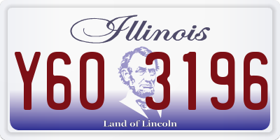 IL license plate Y603196