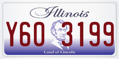 IL license plate Y603199