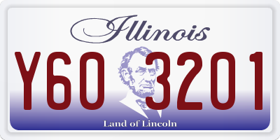 IL license plate Y603201