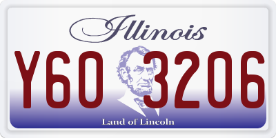 IL license plate Y603206