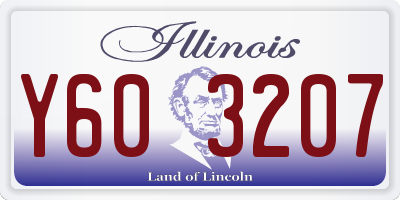 IL license plate Y603207