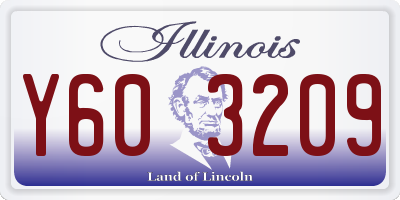 IL license plate Y603209