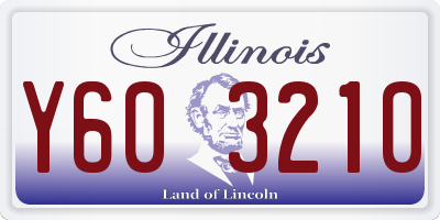 IL license plate Y603210