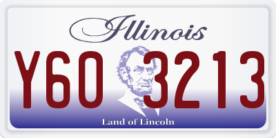 IL license plate Y603213