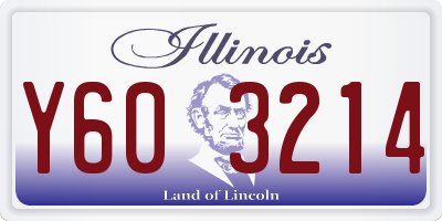 IL license plate Y603214