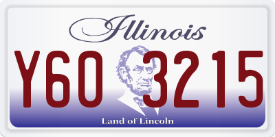 IL license plate Y603215