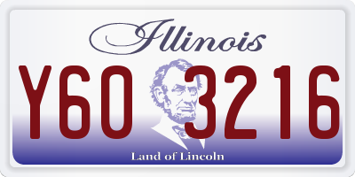 IL license plate Y603216