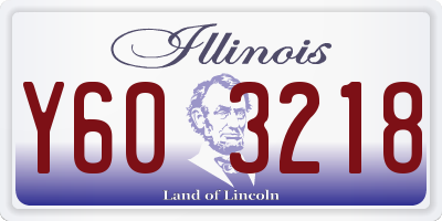 IL license plate Y603218