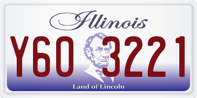 IL license plate Y603221