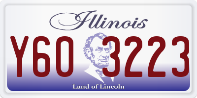 IL license plate Y603223