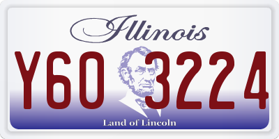 IL license plate Y603224