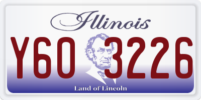 IL license plate Y603226